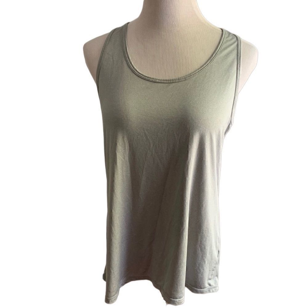 Head Gray Open Back Tank Top Sz L